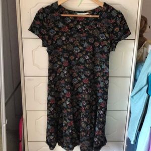 Funky knit floral dress